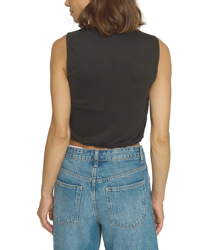Central Park West Women's Cupro Pleated Tank Top