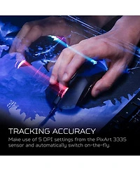 Acer Predator Cestus 330 Gaming Mouse | PixArt 3335 Sensor | Adjustable Dpi | 16.8 Million Rgb Lighting | Nvidia Reflex