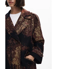 Desigual Women's Coat designed by Mr. Christian Lacroix