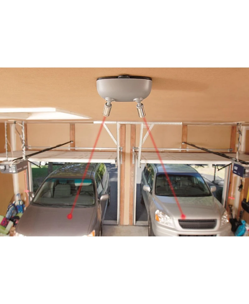 Maxsa Innovations Park Right Battery Powered Dual Garage Laser