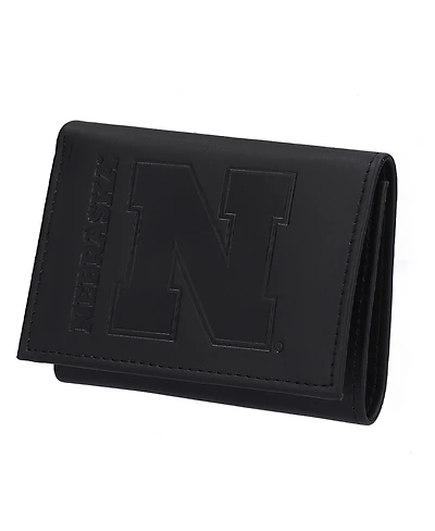 Evergreen Enterprises Men's Black Nebraska Huskers Hybrid Tri-Fold Wallet