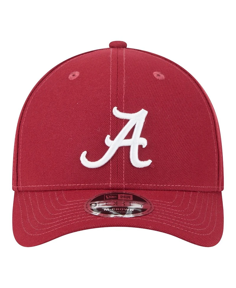 New Era Men's Crimson Alabama Crimson Tide Team Collective 9FORTY M-Crown Adjustable Hat