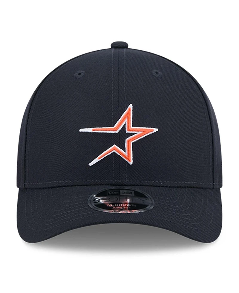 New Era Men's Navy Houston Astros Baseball Hall of Fame 9FORTY M-Crown Adjustable Hat