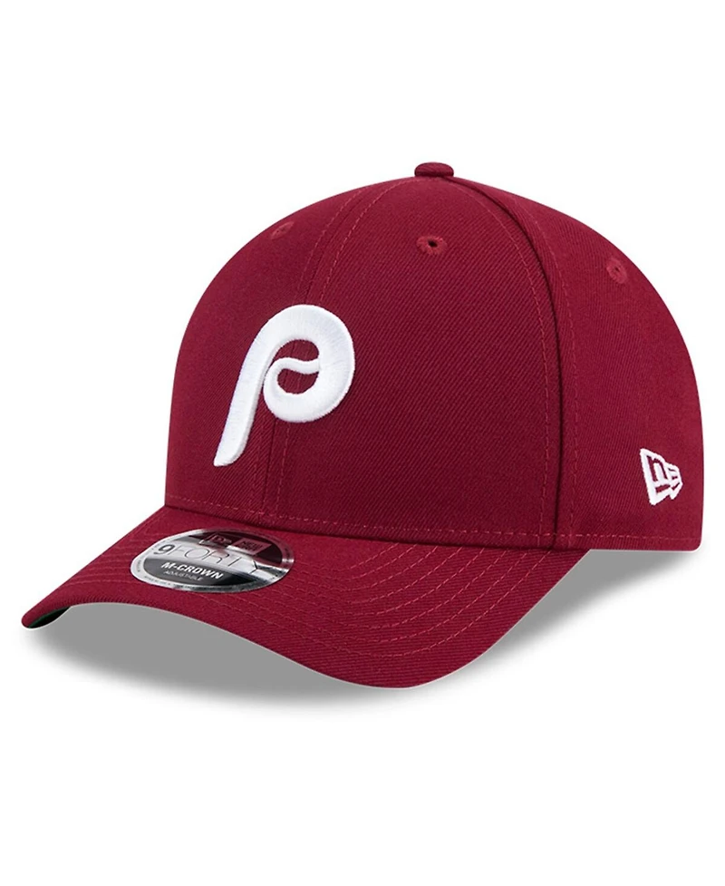 New Era Men's Maroon Philadelphia Phillies Baseball Hall of Fame 9FORTY M-Crown Adjustable Hat