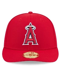 New Era Men's Red Los Angeles Angels Baseball Hall of Fame 59FIFTY Low Profile Fitted Hat