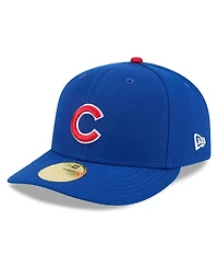 New Era Men's Royal Chicago Cubs Baseball Hall of Fame 59FIFTY Low Profile Fitted Hat