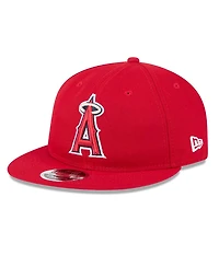New Era Men's Red Los Angeles Angels Baseball Hall of Fame Retro Crown 9FIFTY Adjustable Hat