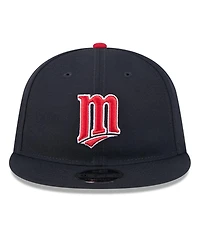 New Era Men's Navy Minnesota Twins Baseball Hall of Fame Retro Crown 9FIFTY Adjustable Hat
