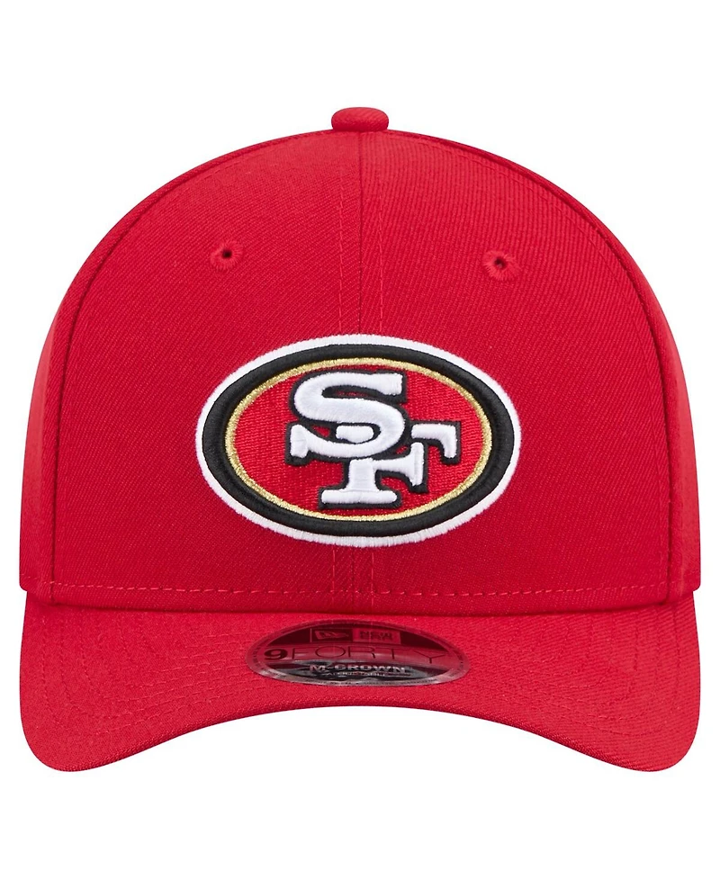 New Era Men's Scarlet San Francisco 49ers Team Collection 9FORTY M-Crown Adjustable Hat