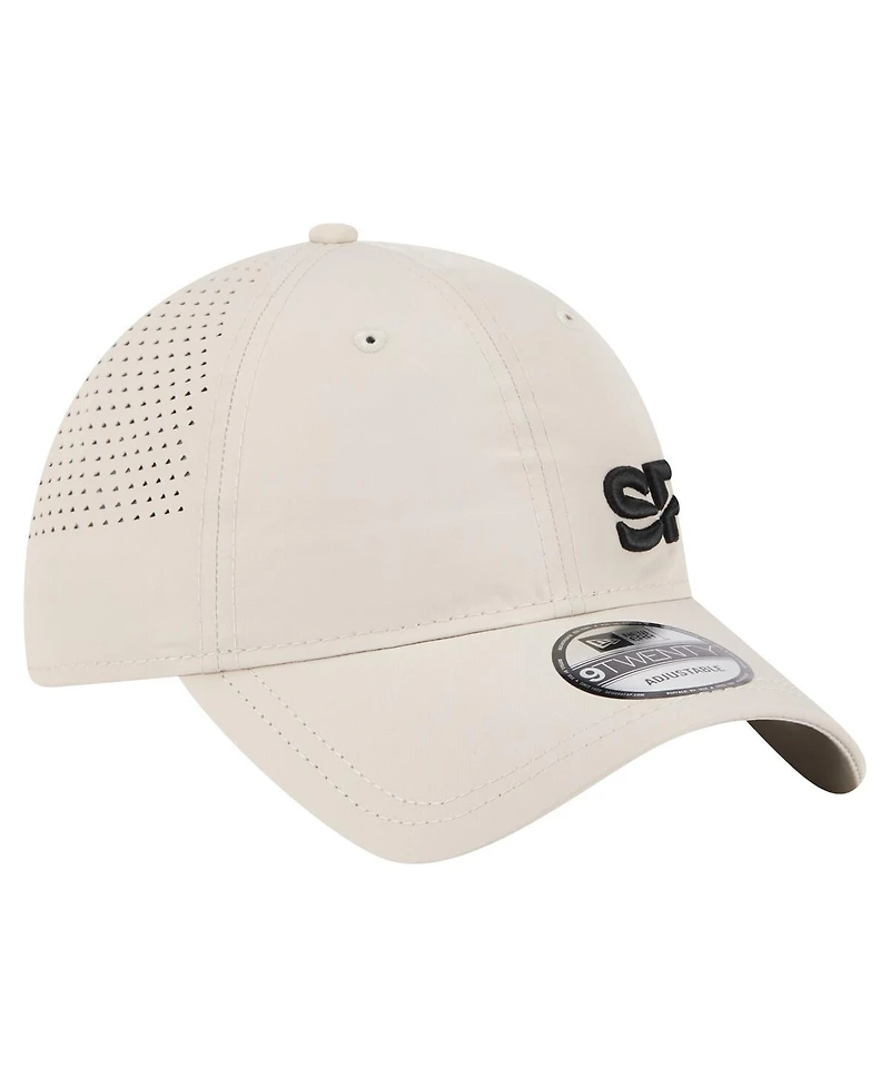 New Era Men's Tan Seattle Sounders Fc Active 9TWENTY Adjustable Hat