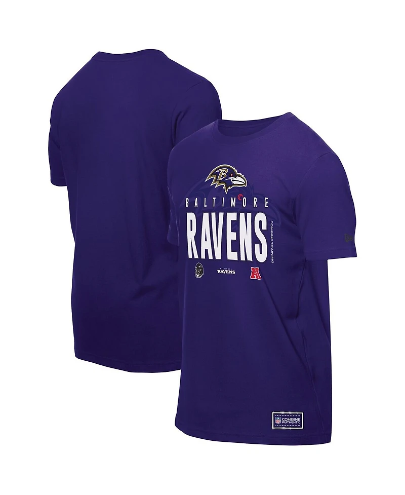 New Era Men's Purple Baltimore Ravens 2025 Nfl Training Camp T-Shirt