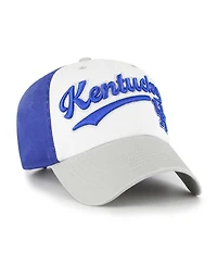 '47 Brand Big Boys and Girls White Kentucky Wildcats Scooter Clean Up Adjustable Hat