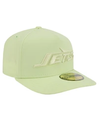 New Era Men's Green York Jets Color Pack A-Frame 59FIFTY Fitted Hat