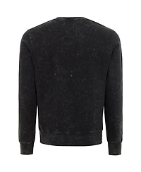 Sportiqe Men's and Women's Eclipse Black Golden State Valkyries Rock Roll Collection Freddy Mineral Wash Pullover Sweatshirt