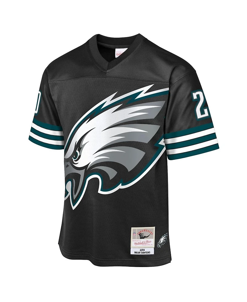 Mitchell & Ness Big Boys and Girls  Brian Dawkins Black Philadelphia Eagles 2004 Throwback Fashion Jersey