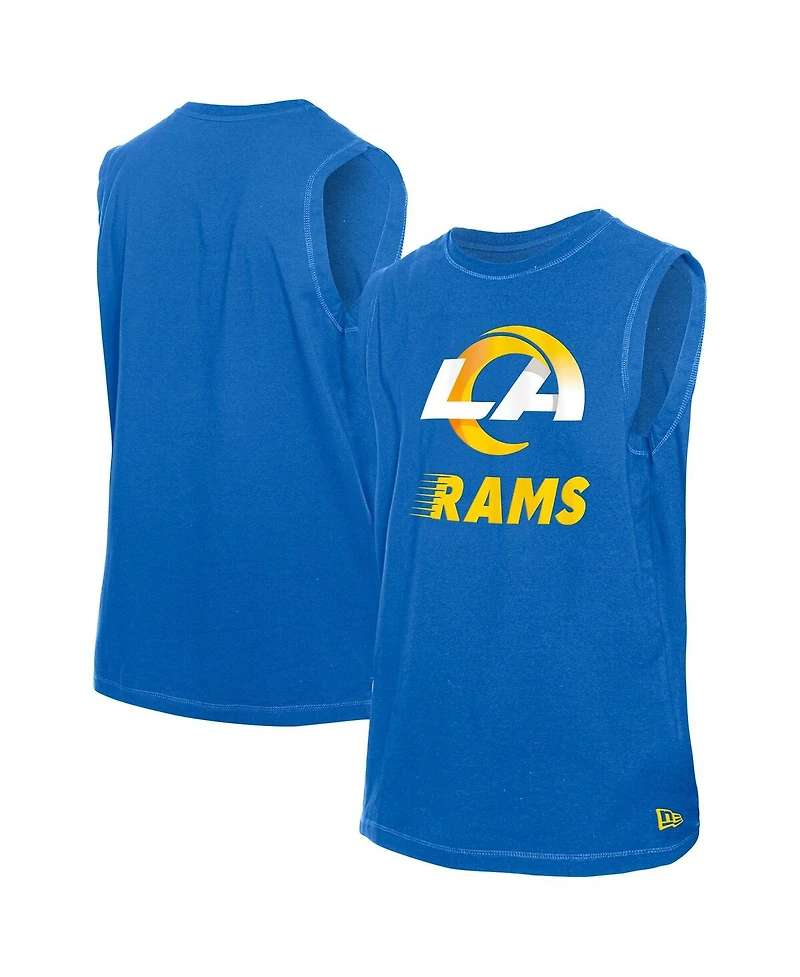 New Era Men's Royal Los Angeles Rams Leisure Collection Tank Top