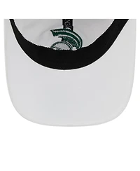 New Era Men's White Michigan State Spartans Active Ripstop 9TWENTY Adjustable Hat