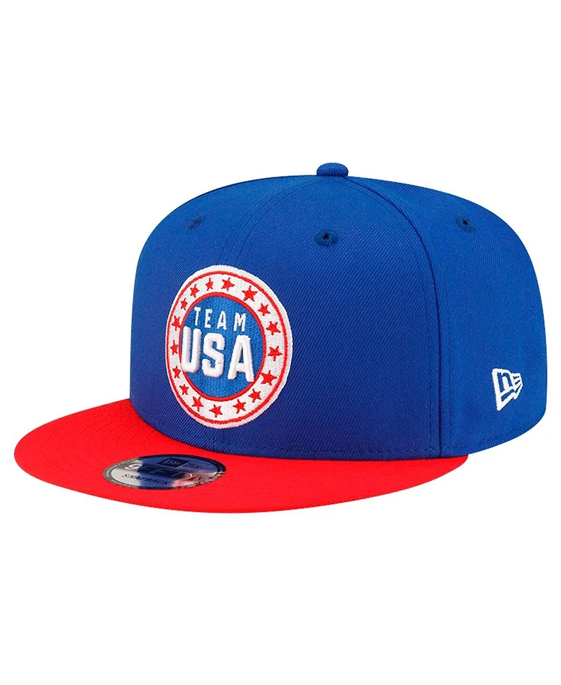 New Era Men's Blue Looney Tunes x Circle 9FIFTY Adjustable Hat
