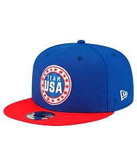 New Era Men's Blue Looney Tunes x Circle 9FIFTY Adjustable Hat