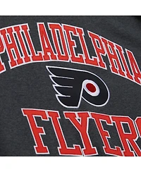 Mitchell & Ness Men's Charcoal Philadelphia Flyers Playoff Win Fleece Pullover Sweatshirt