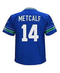 Nike Baby Boys and Girls Dk Metcalf Royal Seattle Seahawks Alternate Player Game Jersey