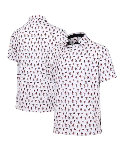Mlb Vip Exclusive Men's White San Francisco Giants Lou Seal Polo Shirt