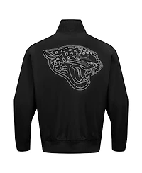 Pro Standard Men's Black Jacksonville Jaguars Paint The City Twill Full-Zip Jacket