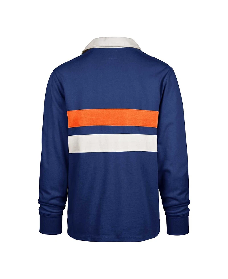 '47 Brand Men's Royal Florida Gators Clubhouse Knox Thames Long Sleeve Rugby Polo Shirt
