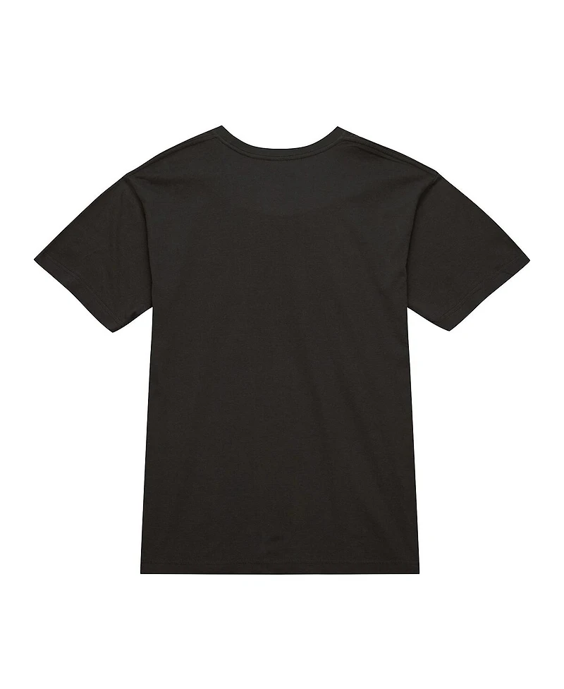 Mitchell & Ness Men's Black Los Angeles Lakers Hardwood Classics Deconstructed T-Shirt