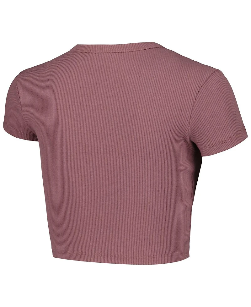 Mad Engine Women's Maroon Mickey Friends T-Shirt