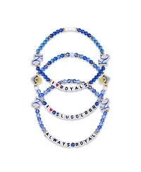 Foco Kansas City Royals 3-Pack Friendship Bracelet Set