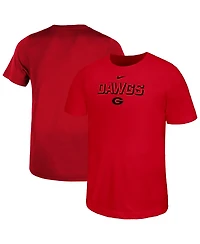 Nike Big Boys and Girls Red Georgia Bulldogs Legend Performance T-Shirt