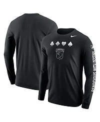 Nike Big Boys and Girls Black Army Black Knights 2024 Rivalry Collection Suit Long Sleeve T-Shirt