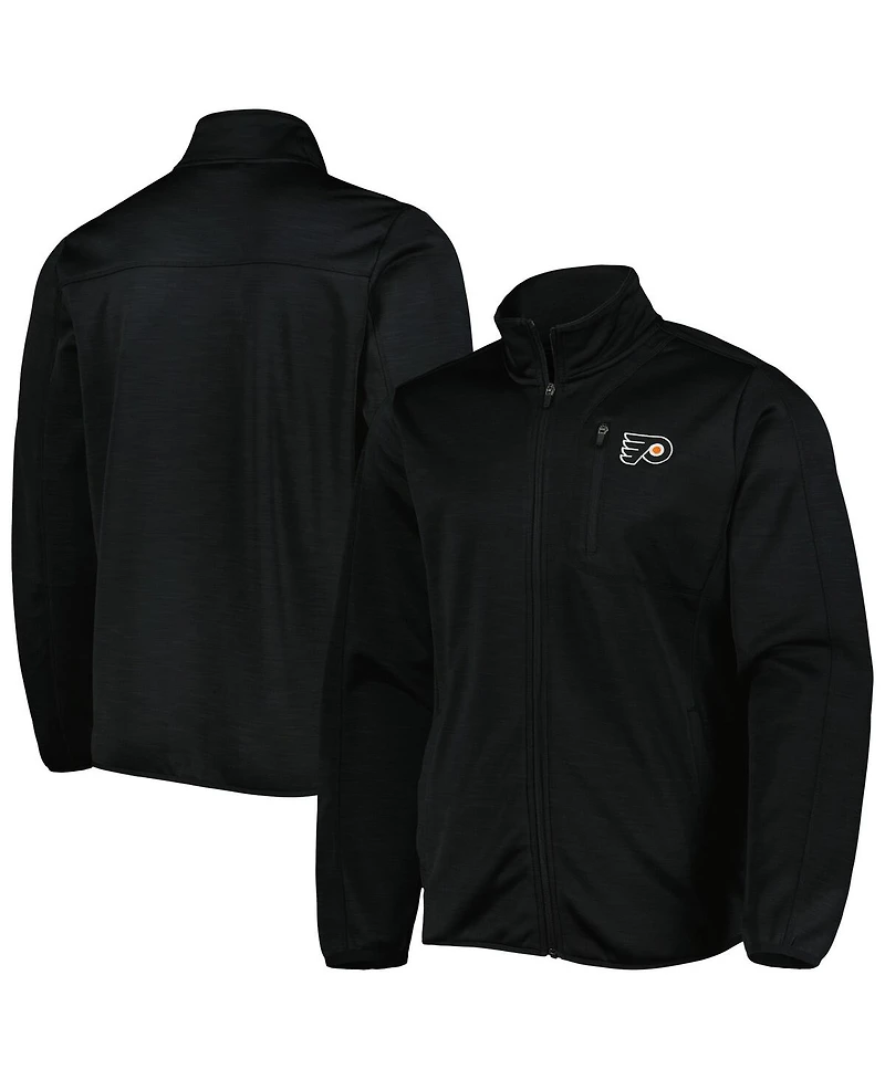 G-Iii Sports By Carl Banks Men's Black Philadelphia Flyers Closer Transitional Full-Zip Jacket