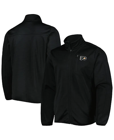 G-Iii Sports By Carl Banks Men's Black Philadelphia Flyers Closer Transitional Full-Zip Jacket