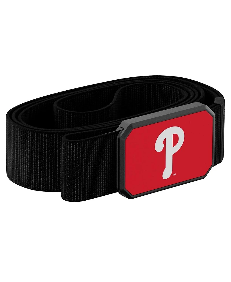 Groove Life Black Philadelphia Phillies Belt with Team Color Buckle