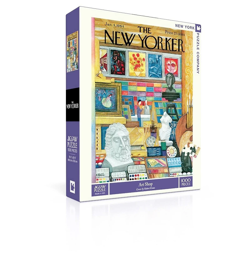 New York Puzzle Company Art Shop 1000 Piece Puzzle