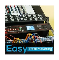 Pyle Power Sequence Controller - Pro Electronics Power Supply Conditioner Sequencer with Lcd Display, Usb Power Charge, Rack Mountable