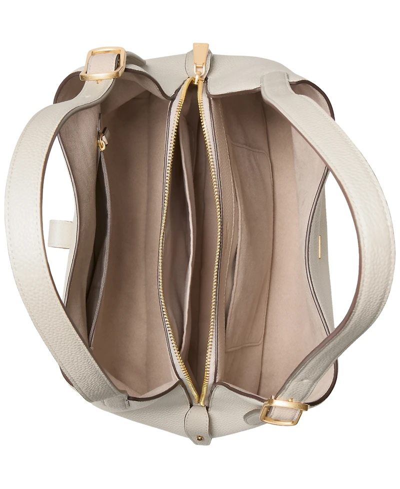 Kate Spade New York Deco Colorblocked Pebbled Leather Shoulder Bag