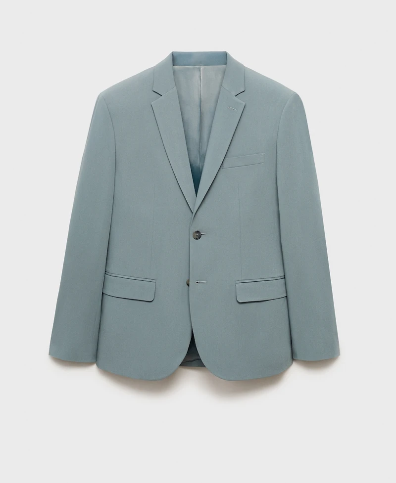 Mango Men's Stretch Fabric Super Slim-Fit Suit Jacket