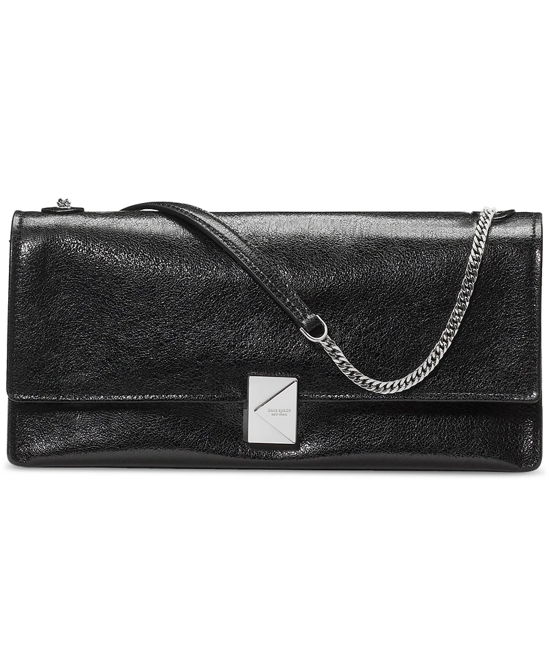 kate spade new york Deco Glazed Leather Soft Shoulder Bag