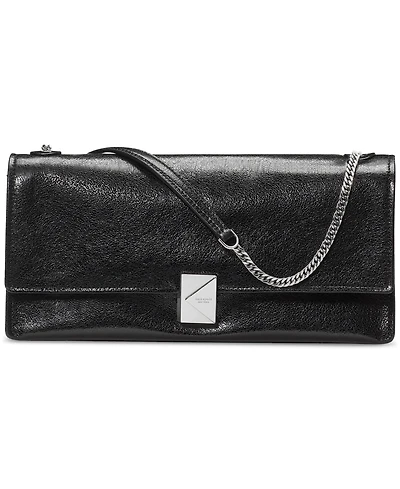 kate spade new york Deco Glazed Leather Soft Shoulder Bag