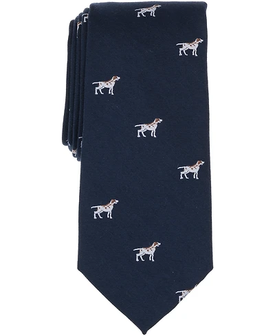 Club Room Men's Montery Dog Pattern Tie, Macy's Exclusive