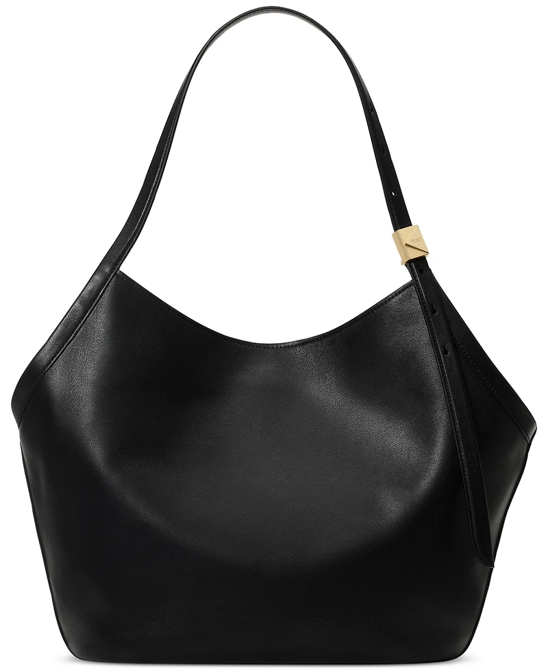 kate spade new york Deco Extra Large Fine Grain Leather Tulip Tote