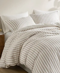 Madison Park Etta Striped 3-Pc. Duvet Cover Set, California King
