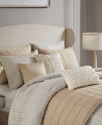 Madison Park Royce Luxury Jacquard 10-Pc. Comforter Set, California King