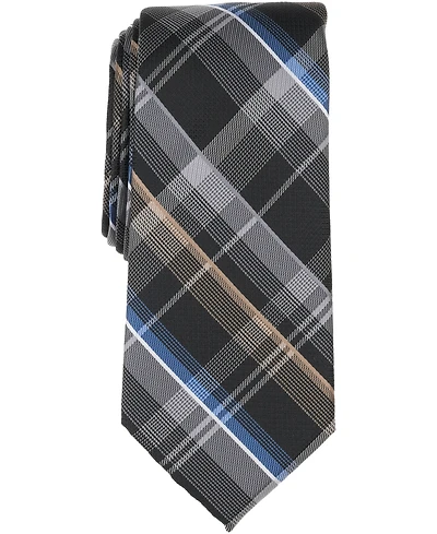 Perry Ellis Portfolio Men's Brody Plaid Pattern Classic Tie