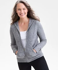 Style Co Luxsoft Full Zip Long Sleeve Hoodie Sweater Pxs 4x Macys Exclusive