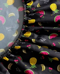 Betsey Johnson Silky Microfiber Printed 3-Pc. Sheet Set, Twin