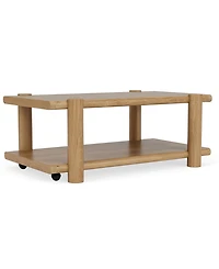 Tao 46" Taos Solid Oak Cocktail Table